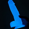 LoveToy Lumino Play Dildo - Realistischer Dildo 19 cm Ø4 cm + Glow in the Dark