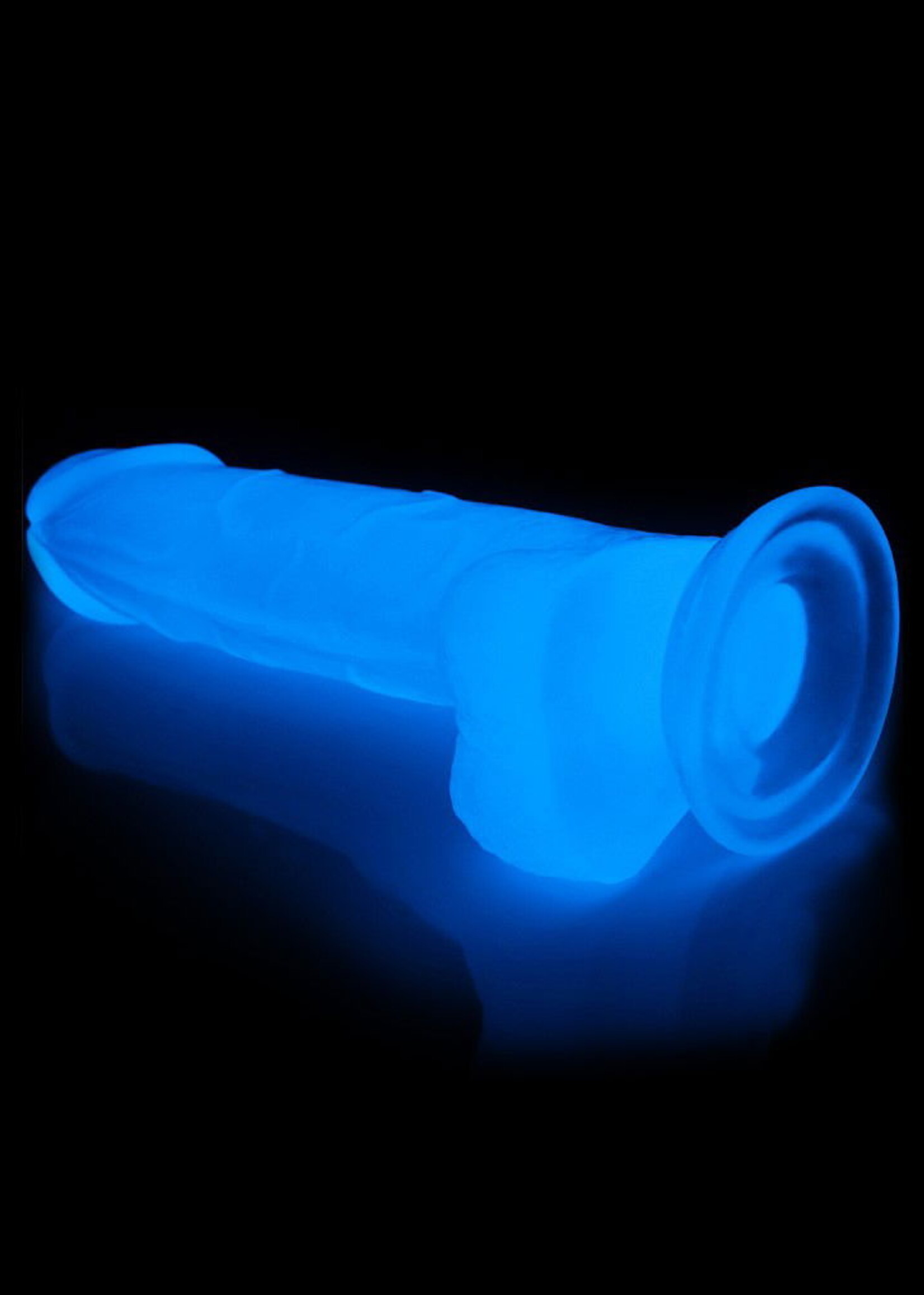 LoveToy Lumino Play Dildo - Realistische dildo 19 cm Ø4 cm + Lichtgevend in het donker