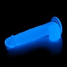 LoveToy Lumino Play Dildo - Realistischer Dildo 19 cm Ø4 cm + Glow in the Dark