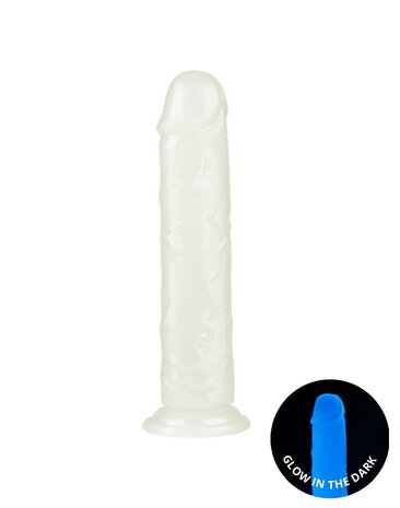 LoveToy Lumino Play Dildo - Realistischer Dildo 21 cm Ø4 cm + Glow in the Dark