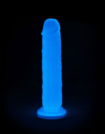 LoveToy Lumino Play Dildo - Realistische dildo 21 cm Ø4 cm + Lichtgevend in het donker