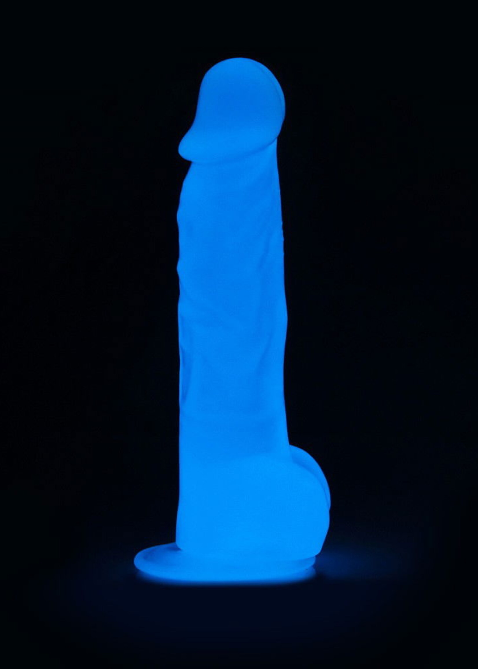 LoveToy Lumino Play Dildo - Realistische dildo 21,5 cm Ø4,5 cm + Lichtgevend in het donker