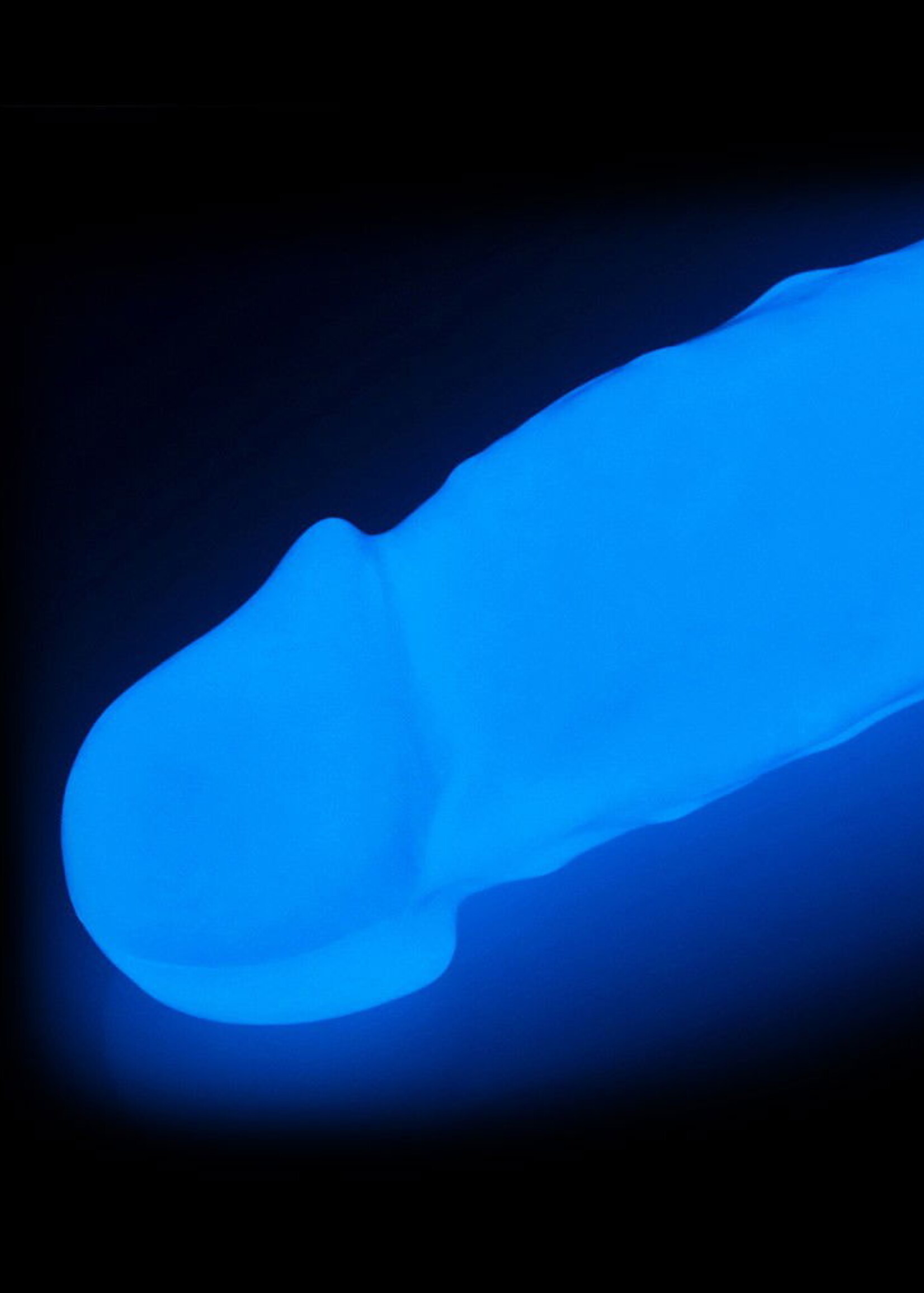 LoveToy Lumino Play Dildo - Realistische dildo 21,5 cm Ø4,5 cm + Lichtgevend in het donker