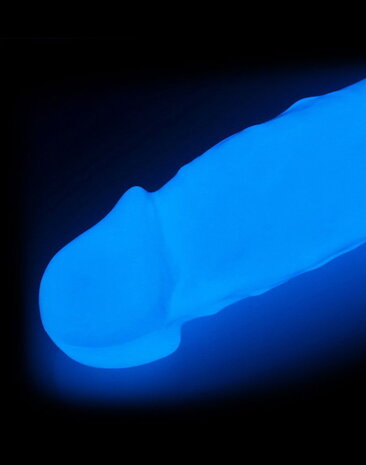LoveToy Lumino Play Dildo - Realistische dildo 21,5 cm Ø4,5 cm + Lichtgevend in het donker