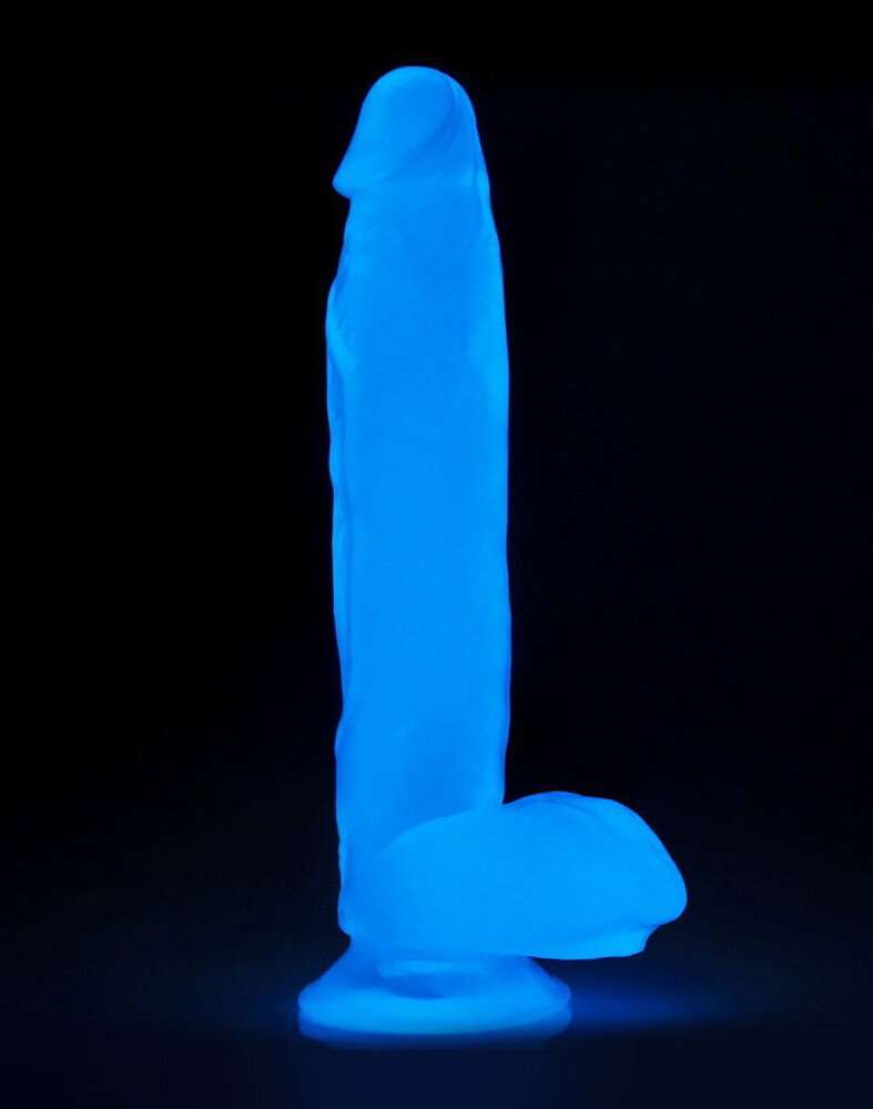 LoveToy Lumino Play Dildo - Realistischer Dildo 26 cm Ø5 cm + Glow in the Dark