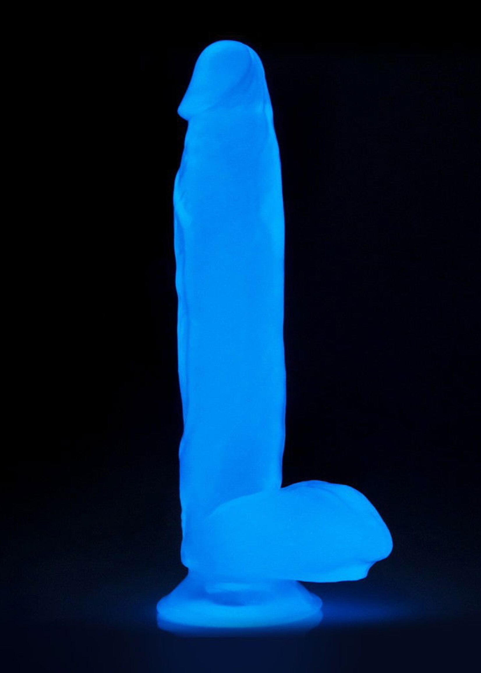 LoveToy Lumino Play Dildo - Realistische dildo 26 cm Ø5 cm + Lichtgevend in het donker