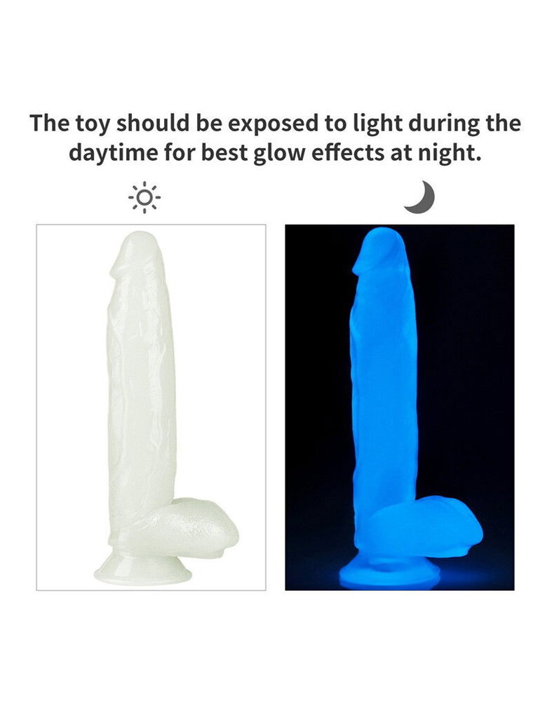 LoveToy LoveToy – Lumino Play Dildo 26 cm – Leuchtet im Dunkeln LoveToy LoveToy – Lumino Play Dildo 26 cm – Leuchtet im Dunkeln