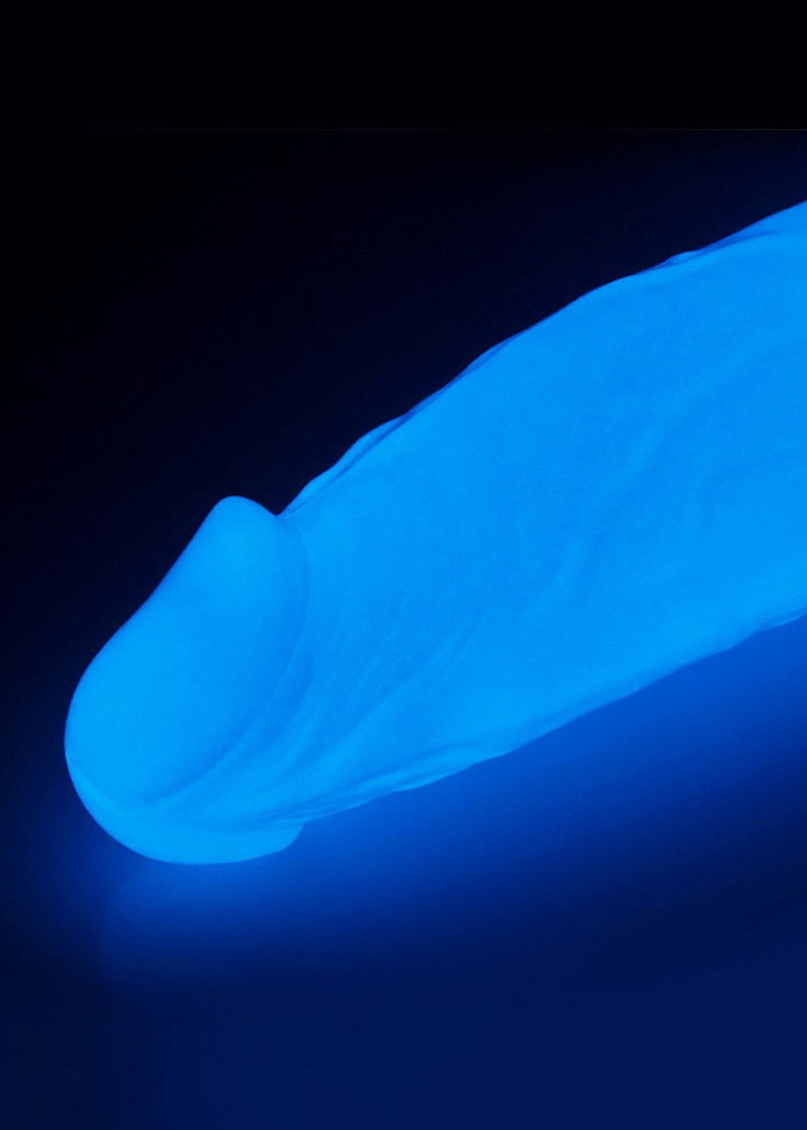 LoveToy Lumino Play Dildo - Realistischer Dildo 26 cm Ø5 cm + Glow in the Dark