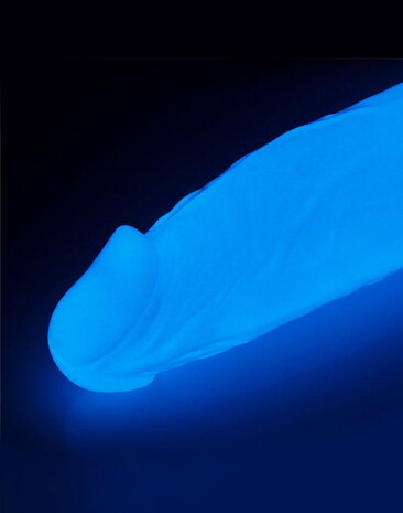 LoveToy Lumino Play Dildo - Realistische dildo 26 cm Ø5 cm + Lichtgevend in het donker
