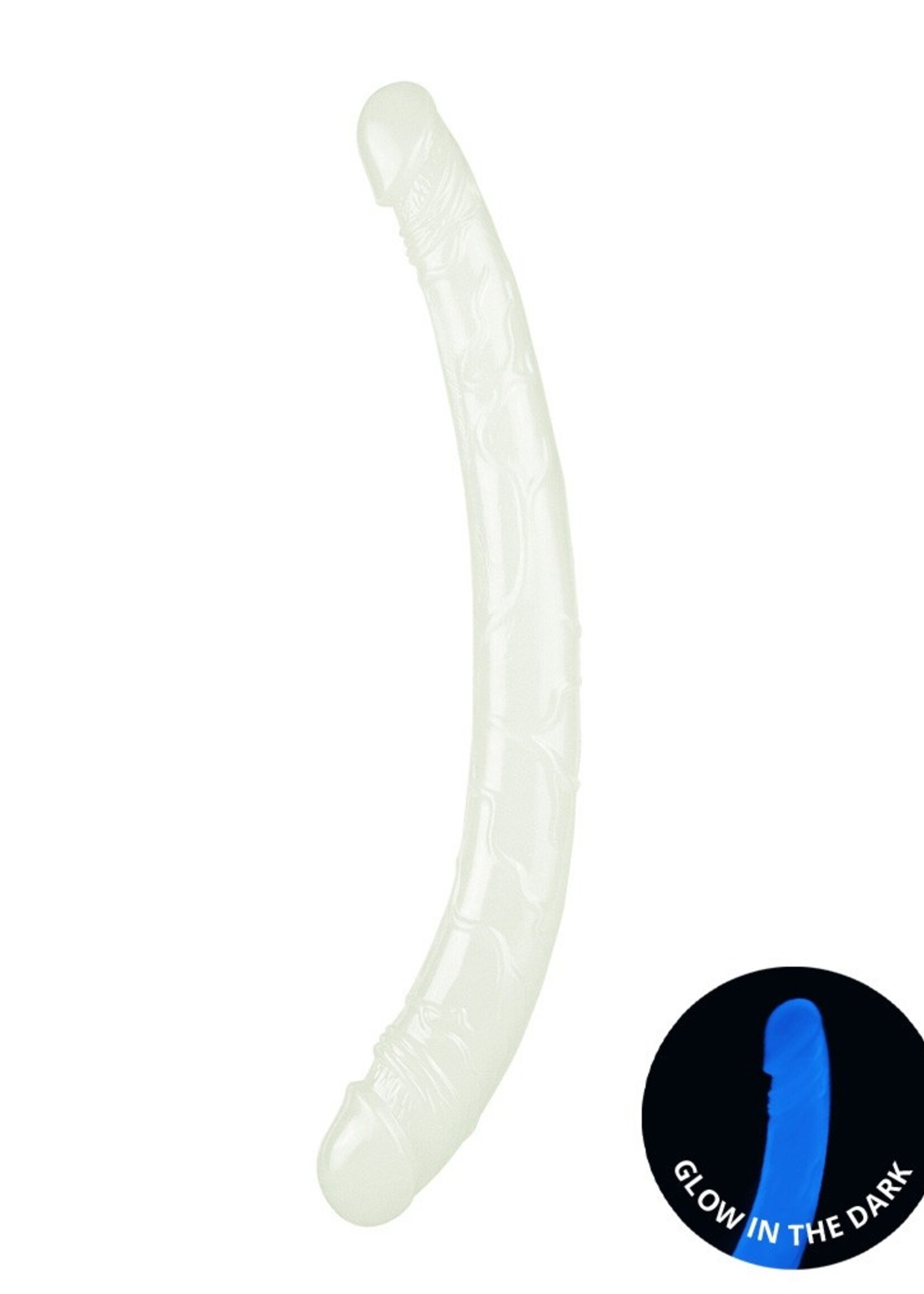 LoveToy Double gode Lumino Play 37 cm - Brille dans le noir