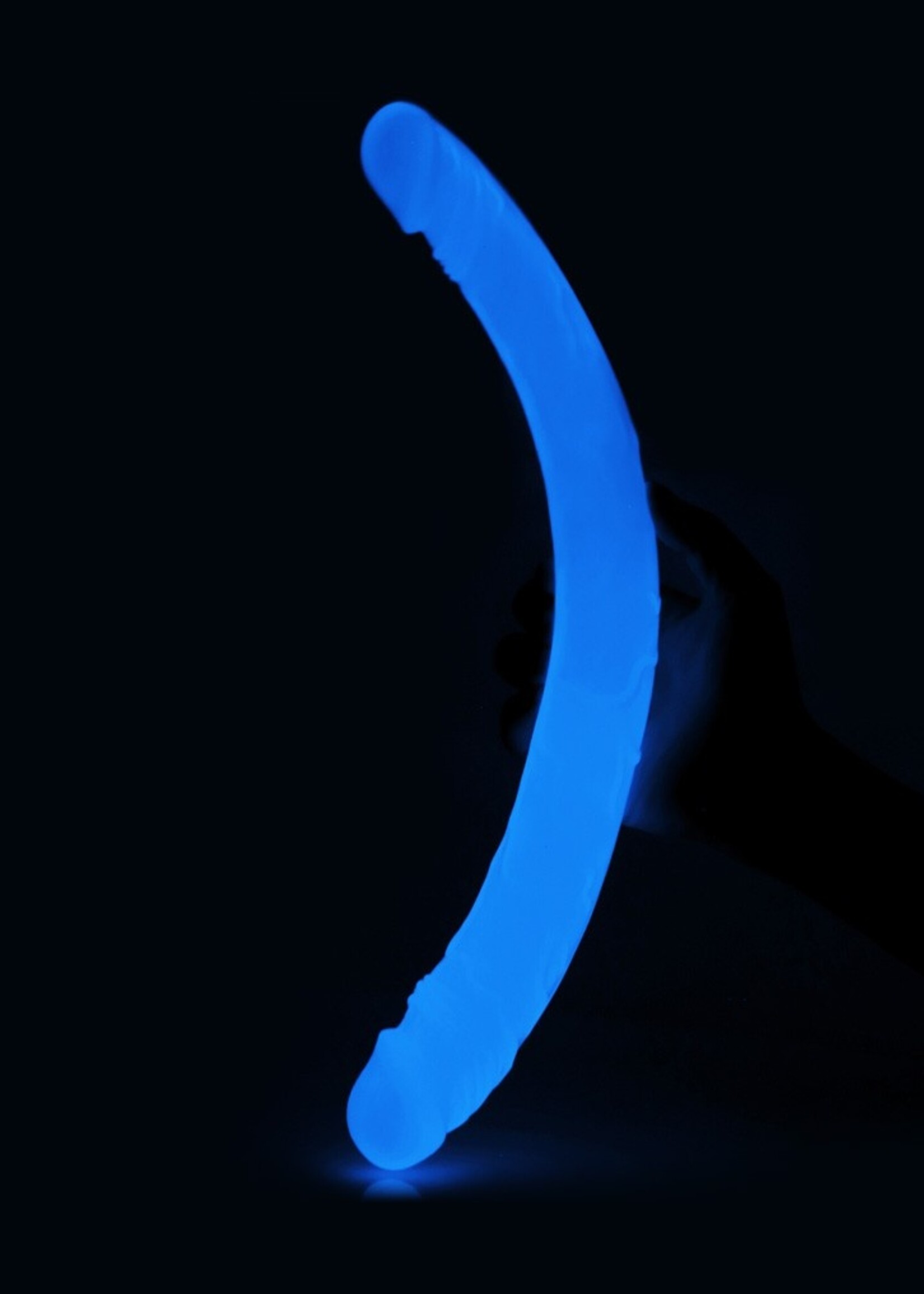 LoveToy Lumino Play Doppeldildo - Doppeldildo 37 cm Ø3-3,8 cm + Glow in the Dark