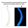 LoveToy Lumino Play dubbele dildo - dubbele dildo 37 cm Ø3-3,8 cm + glow in the dark