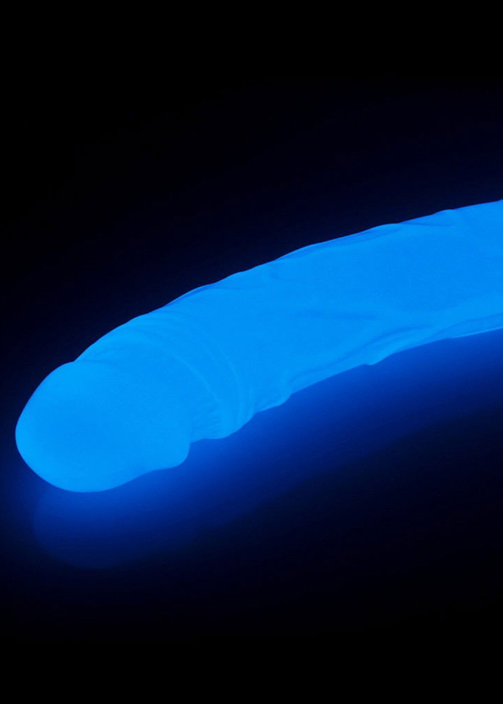 LoveToy Lumino Play Doppeldildo - Doppeldildo 37 cm Ø3-3,8 cm + Glow in the Dark
