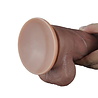 LoveToy Siliconen dildo - Realistische dildo 26,5 cm Ø4,8 cm