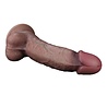 LoveToy Siliconen dildo - Realistische dildo 26,5 cm Ø4,8 cm