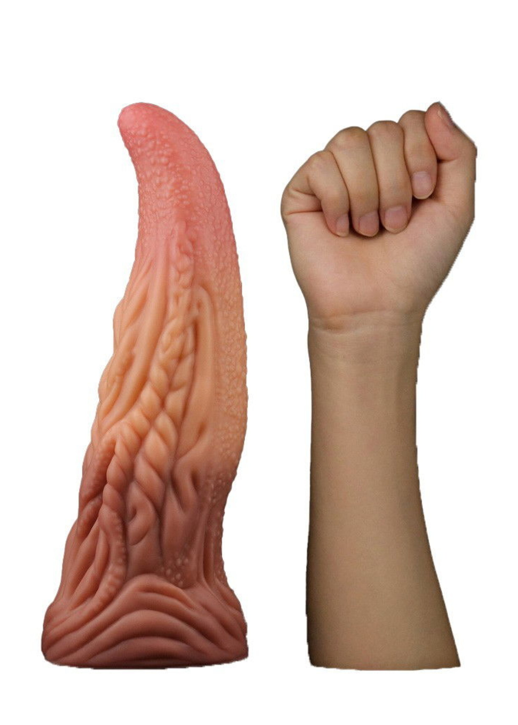 LoveToy Dildo Zunge - XXL-Dildo 25,4 cm Ø7,5 cm
