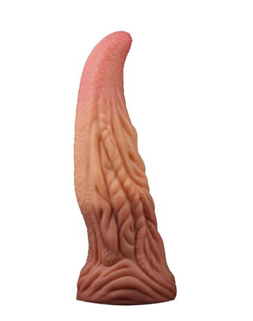 LoveToy Dildo met tong - XXL Dildo 25,4 cm Ø7,5 cm LoveToy Dildo met tong - XXL Dildo 25,4 cm Ø7,5 cm