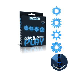 LoveToy Lumino Play Cockring-Set – 4 Stück LoveToy Lumino Play Cockring-Set – 4 Stück