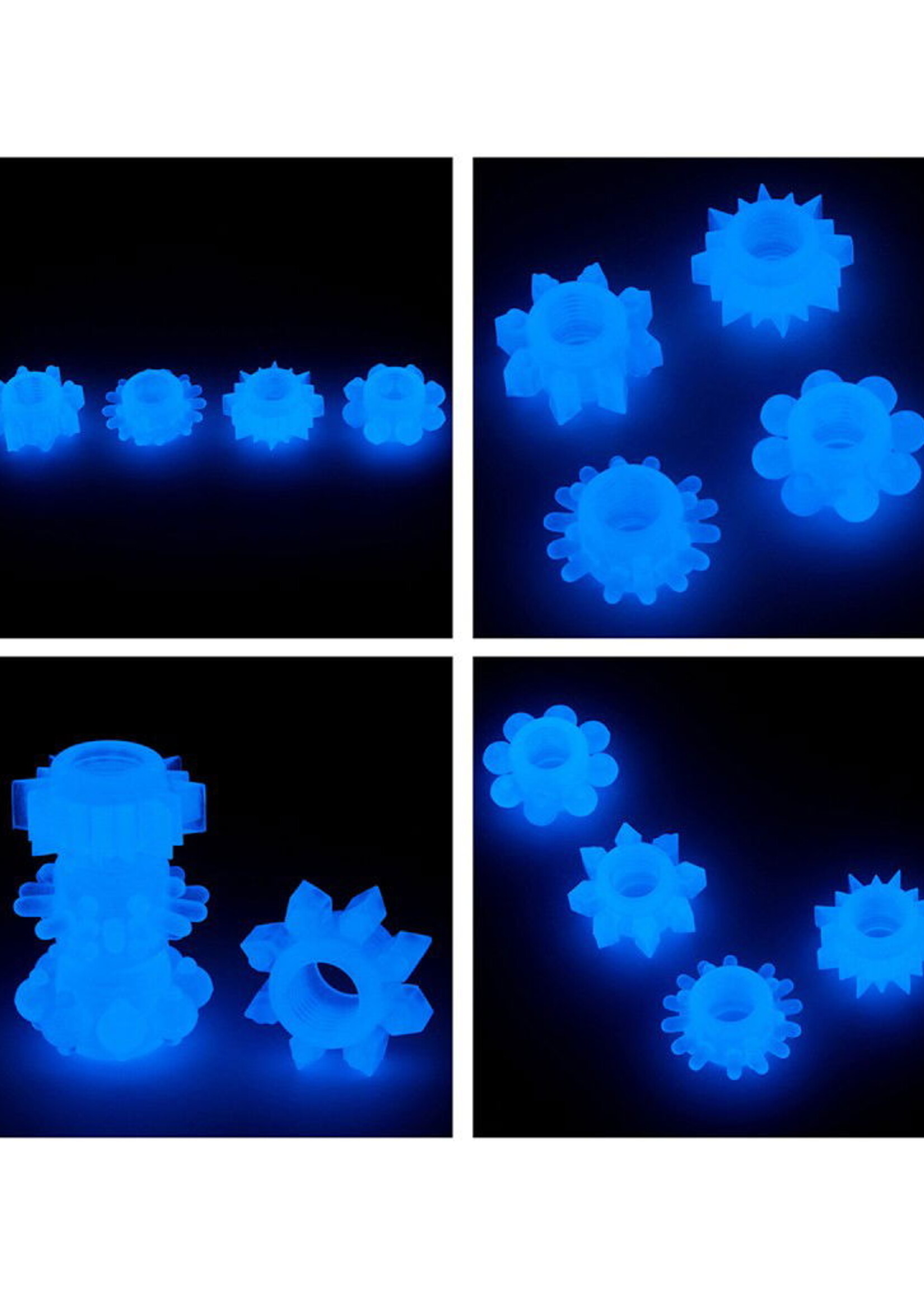 LoveToy Lumino Play Cockring-Set - Glow in the Dark