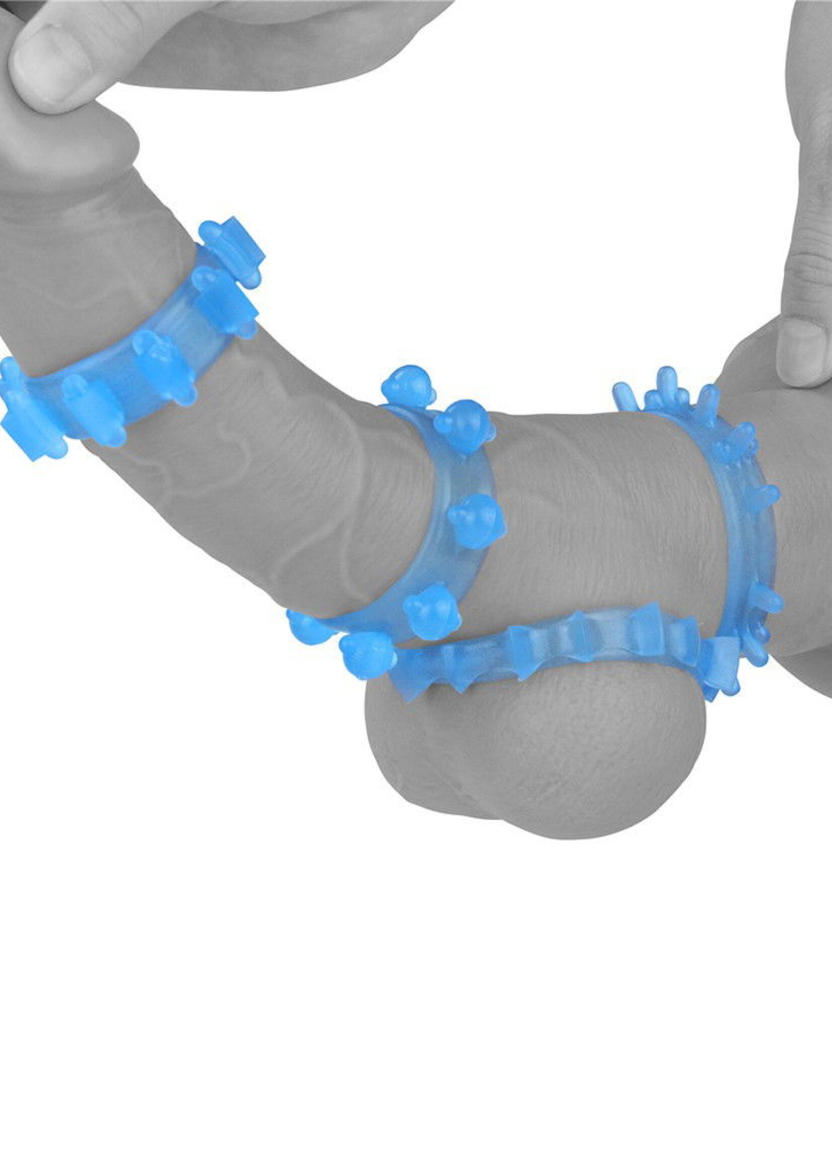 LoveToy Lumino Play Cockring-Set - Glow in the Dark
