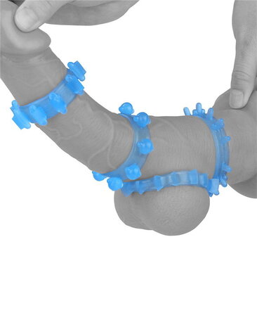 LoveToy Lumino Play Cockring Set - Lichtgevend in het donker LoveToy Lumino Play Cockring Set - Lichtgevend in het donker