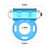 LoveToy Lumino Play Cockring-Vibrator - Ø3,9 cm + Glow in the Dark