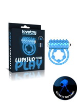 LoveToy Lumino Play Cock Ring Vibrator - Glow in the Dark