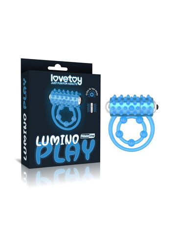 LoveToy LoveToy Lumino Play Penisring-Vibrator - Ø2,5-5 cm + Glow in the Dark