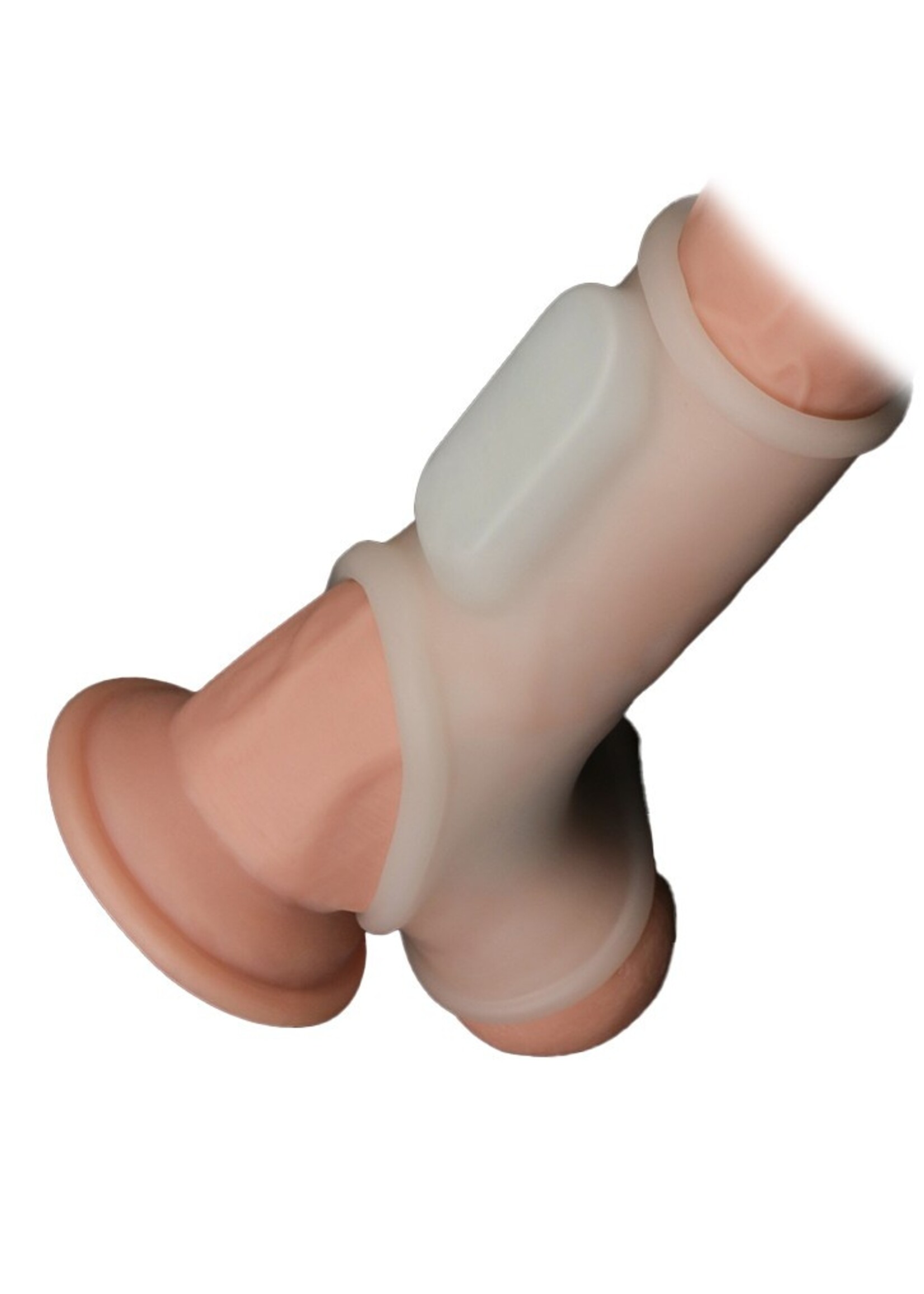 LoveToy Silk Knight Ring - Penisring met vibratie