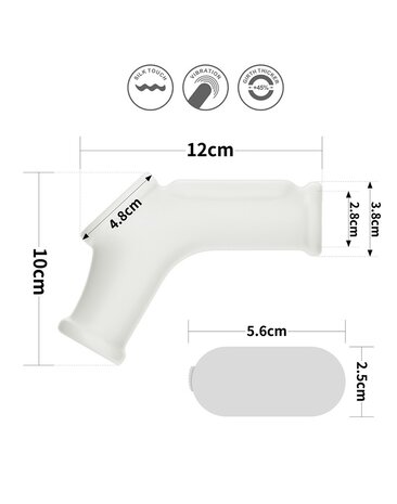 LoveToy LoveToy Seidenritterring - Penisring mit Vibration