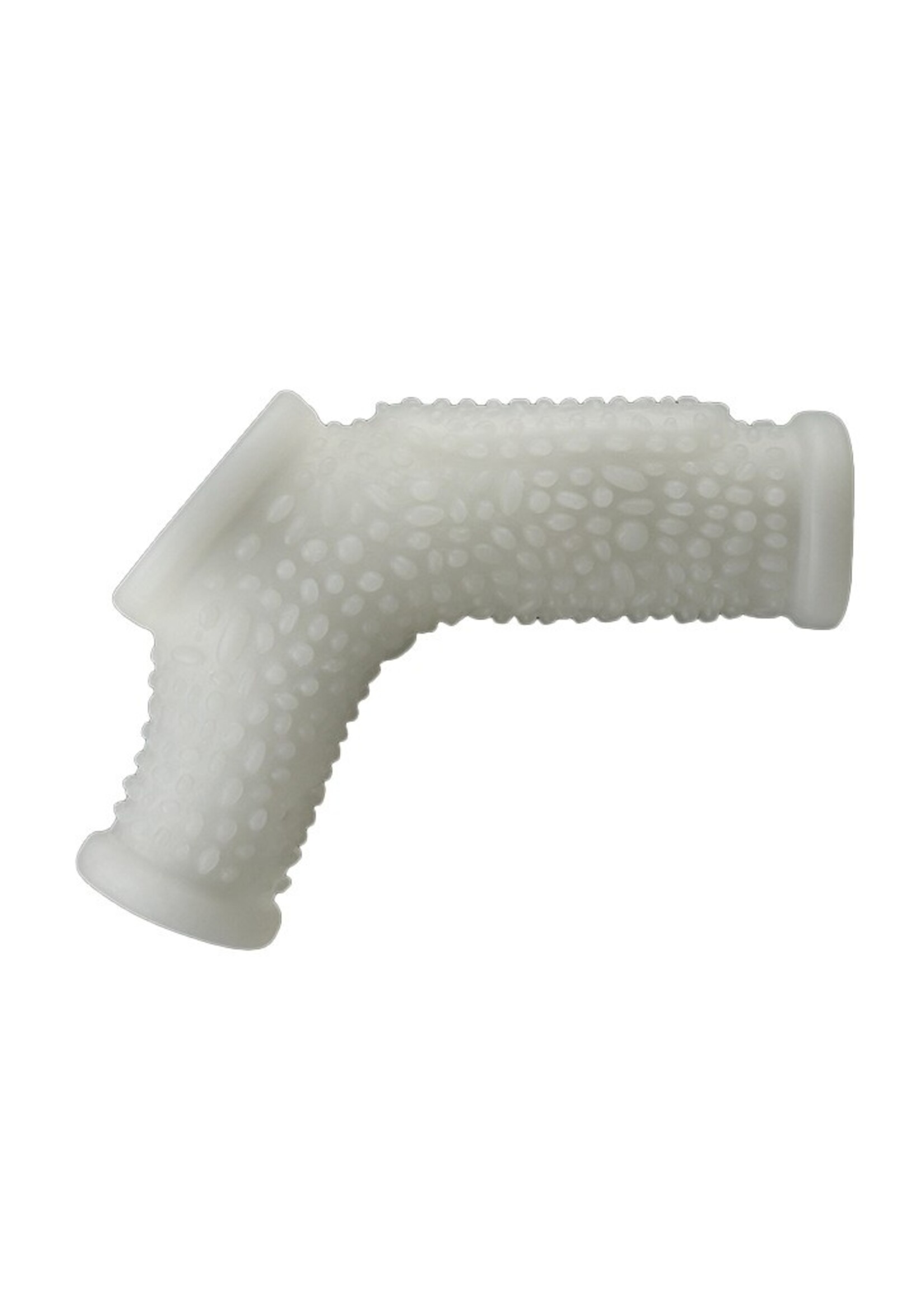 LoveToy Drip Knights Ring - Manchon vibrant pour pénis - Blanc