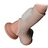 LoveToy LoveToy - Drip Knights Ring - Vibrierende Penishülle - Weiß LoveToy LoveToy - Drip Knights Ring - Vibrierende Penishülle - Weiß