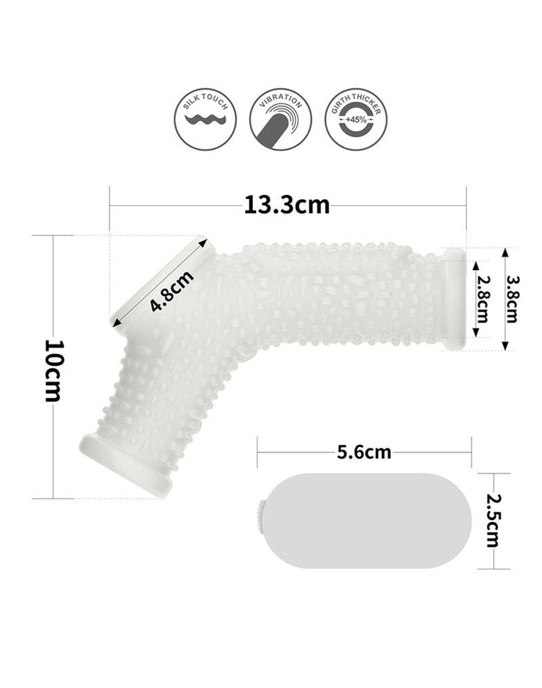 LoveToy Drip Knights Ring - penisring met vibratie Ø3,8-4,8 cm