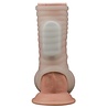 LoveToy LoveToy - Wave Knights Ring - Vibrating Penis Sleeve - White LoveToy LoveToy - Wave Knights Ring - Vibrating Penis Sleeve - White