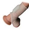 LoveToy LoveToy - Wave Knights Ring - Vibrating Penis Sleeve - White LoveToy LoveToy - Wave Knights Ring - Vibrating Penis Sleeve - White