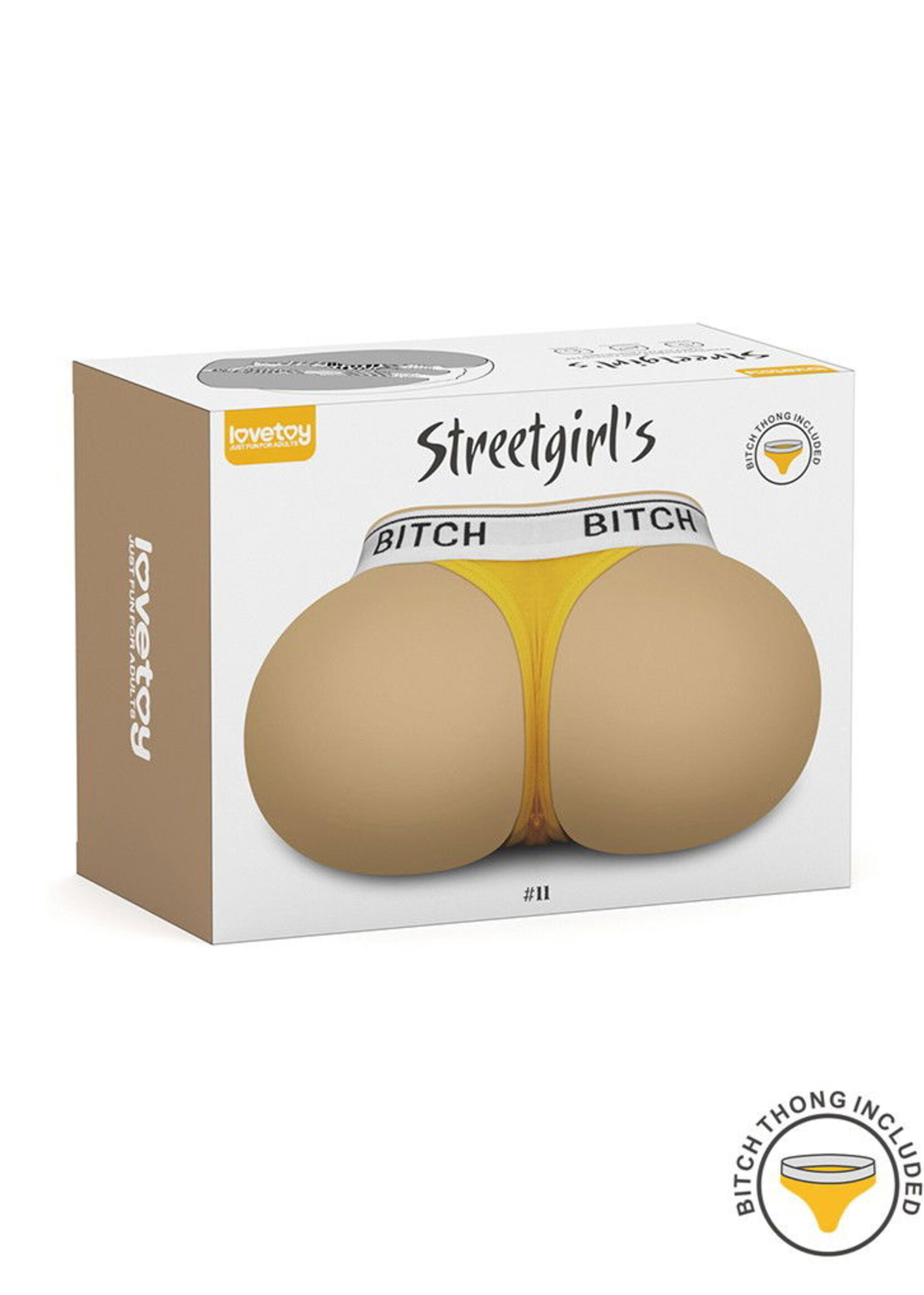 LoveToy Streetgirls 11 - Masturbator met vaginale en anale opening