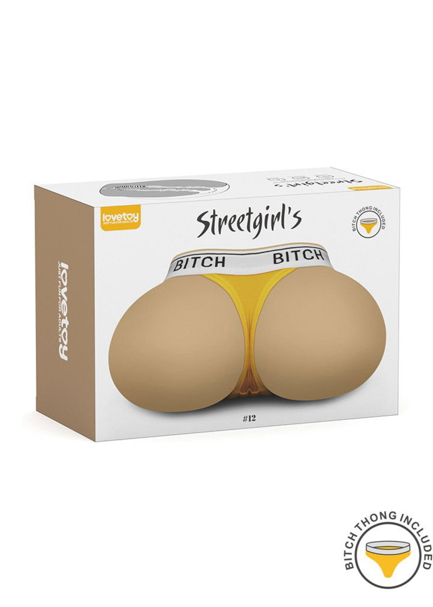 LoveToy Streetgirls 12 - Masturbator met vaginale en anale opening