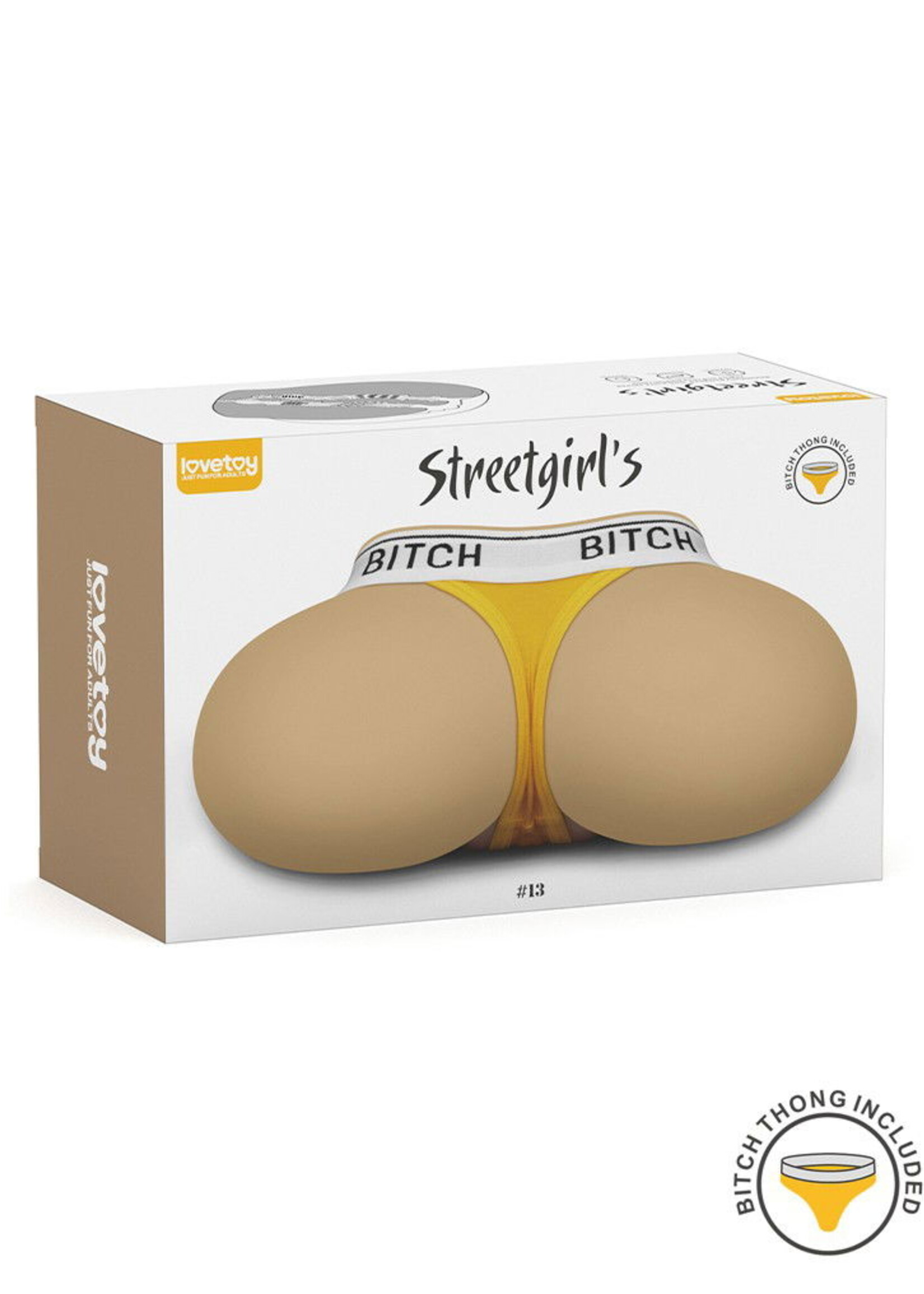 LoveToy Streetgirls 13 - Masturbator met vaginale en anale opening