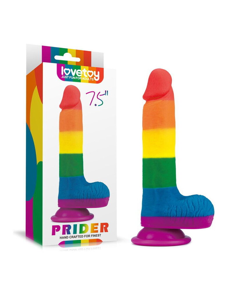LoveToy Prider Dildo - 19,5 cm Ø4 cm