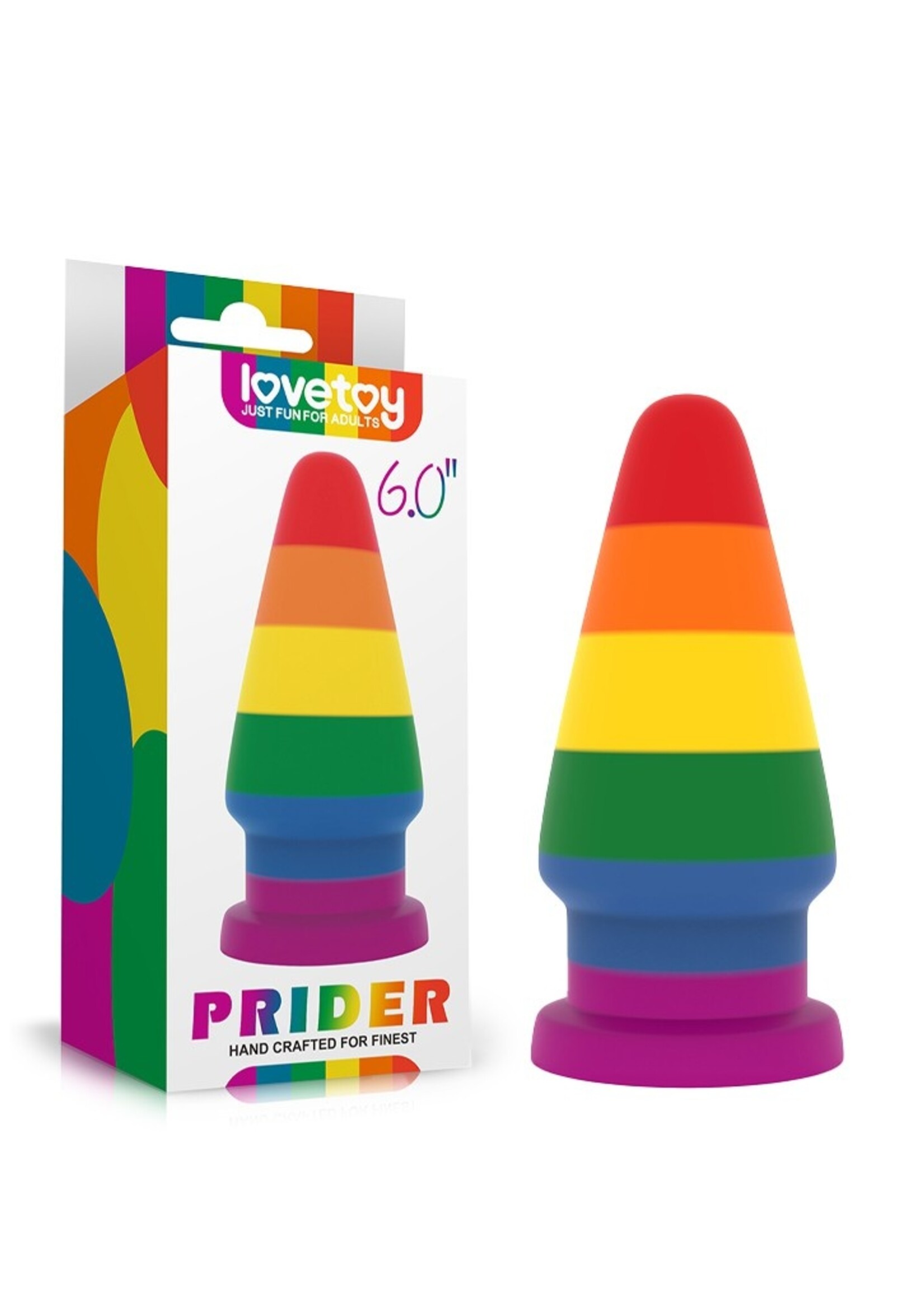 LoveToy Prider anaalplug - 15 cm Ø6,5 cm