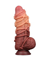 LoveToy Gode extrême avec motif corde 24 cm