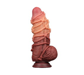 LoveToy Gode extrême avec motif corde 24 cm LoveToy Gode extrême avec motif corde 24 cm