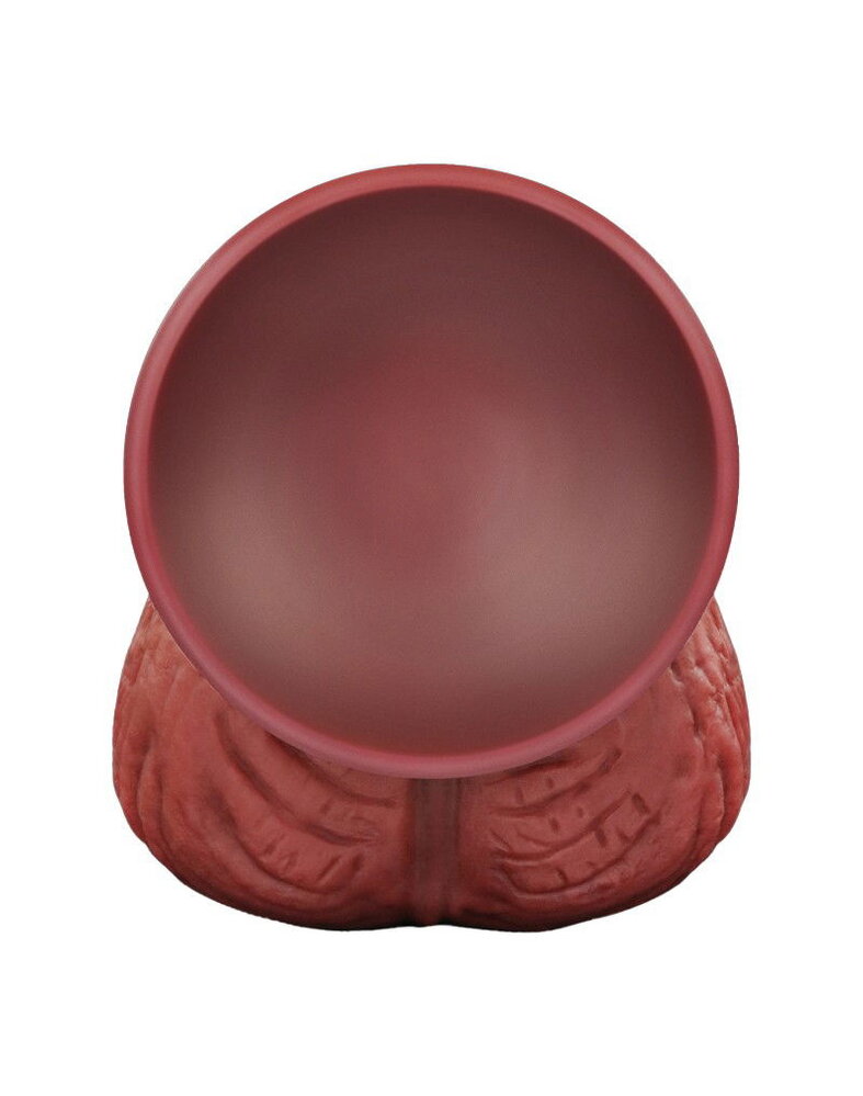 LoveToy Gode extrême avec motif corde 24 cm - Marron et nude