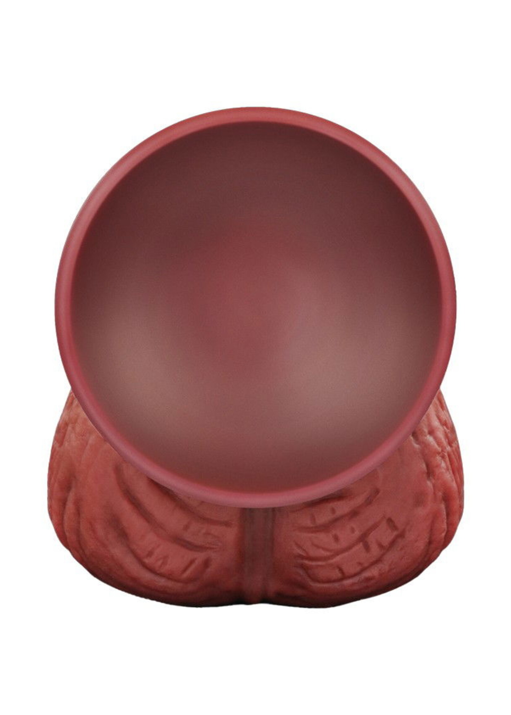 LoveToy Gode extrême avec motif corde 24 cm - Marron et nude