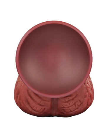 LoveToy Gode extrême avec motif corde 24 cm - Marron et nude