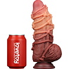 LoveToy LoveToy - Extreme Dildo with Rope Pattern 24 cm - Brown & Nude LoveToy LoveToy - Extreme Dildo with Rope Pattern 24 cm - Brown & Nude