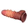 LoveToy LoveToy - Extreme Dildo with Rope Pattern 24 cm - Brown & Nude LoveToy LoveToy - Extreme Dildo with Rope Pattern 24 cm - Brown & Nude