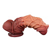LoveToy Gode extrême avec motif corde 26,5 cm - Marron et nude
