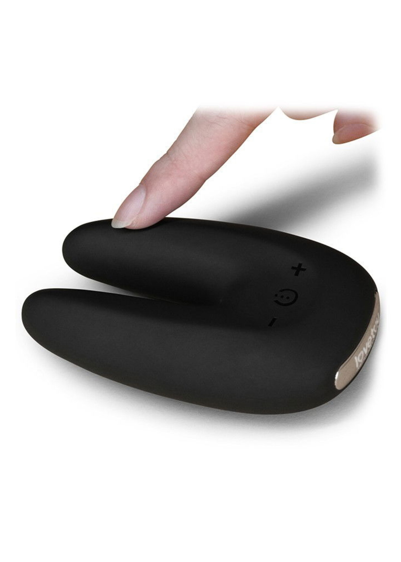 LoveToy O-Sensual Rapture Twin - Vibromasseur clitoridien ou téton - Noir