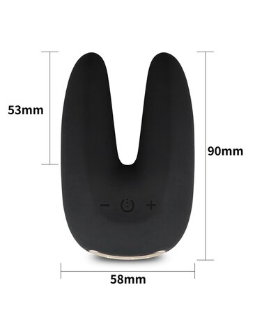 LoveToy O-Sensual Rapture Twin - Vibromasseur clitoridien ou téton - Noir